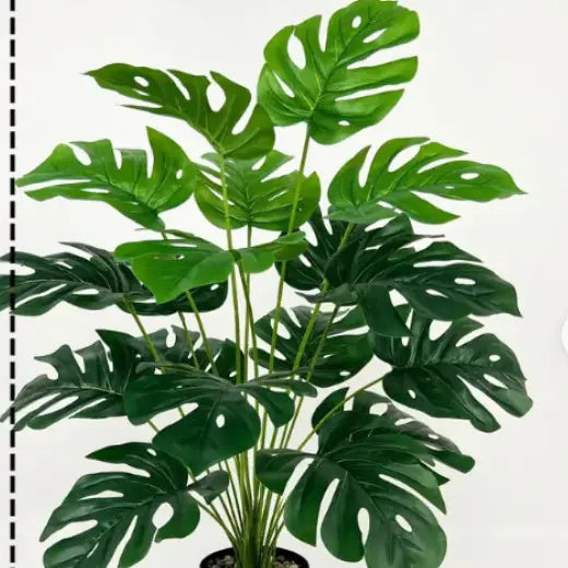 Turtle-Shell Leaf Faux Plant