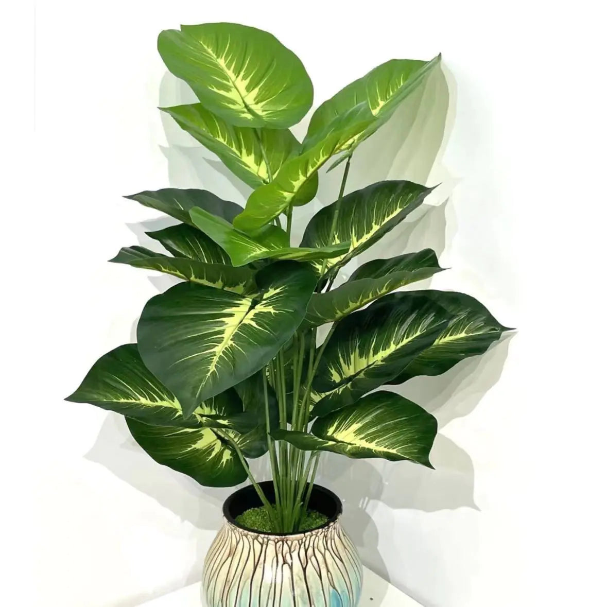 Turtle-Shell Leaf Faux Plant