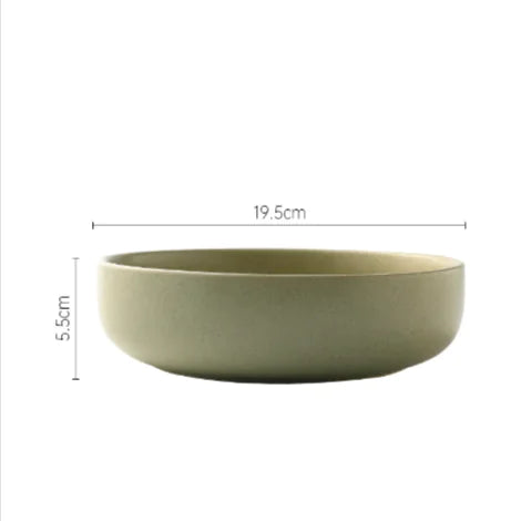 Artisan Japanese Ceramic Dining Set – Ideal for Ramen & Salads