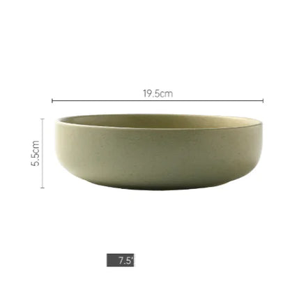 Artisan Japanese Ceramic Dining Set – Ideal for Ramen & Salads