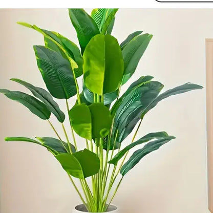 Turtle-Shell Leaf Faux Plant