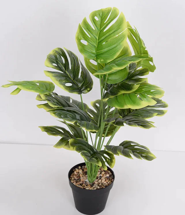Monstera Green Leaf Faux Plant Artificial
