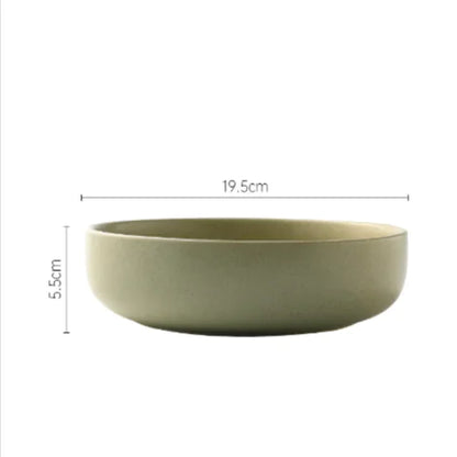 Artisan Japanese Ceramic Dining Set – Ideal for Ramen & Salads