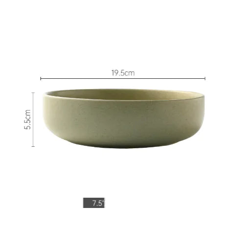 Artisan Japanese Ceramic Dining Set – Ideal for Ramen & Salads