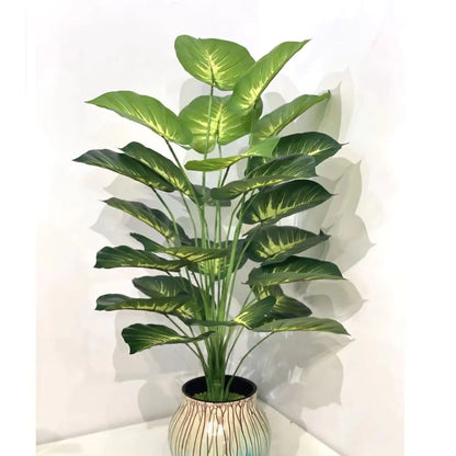 Turtle-Shell Leaf Faux Plant