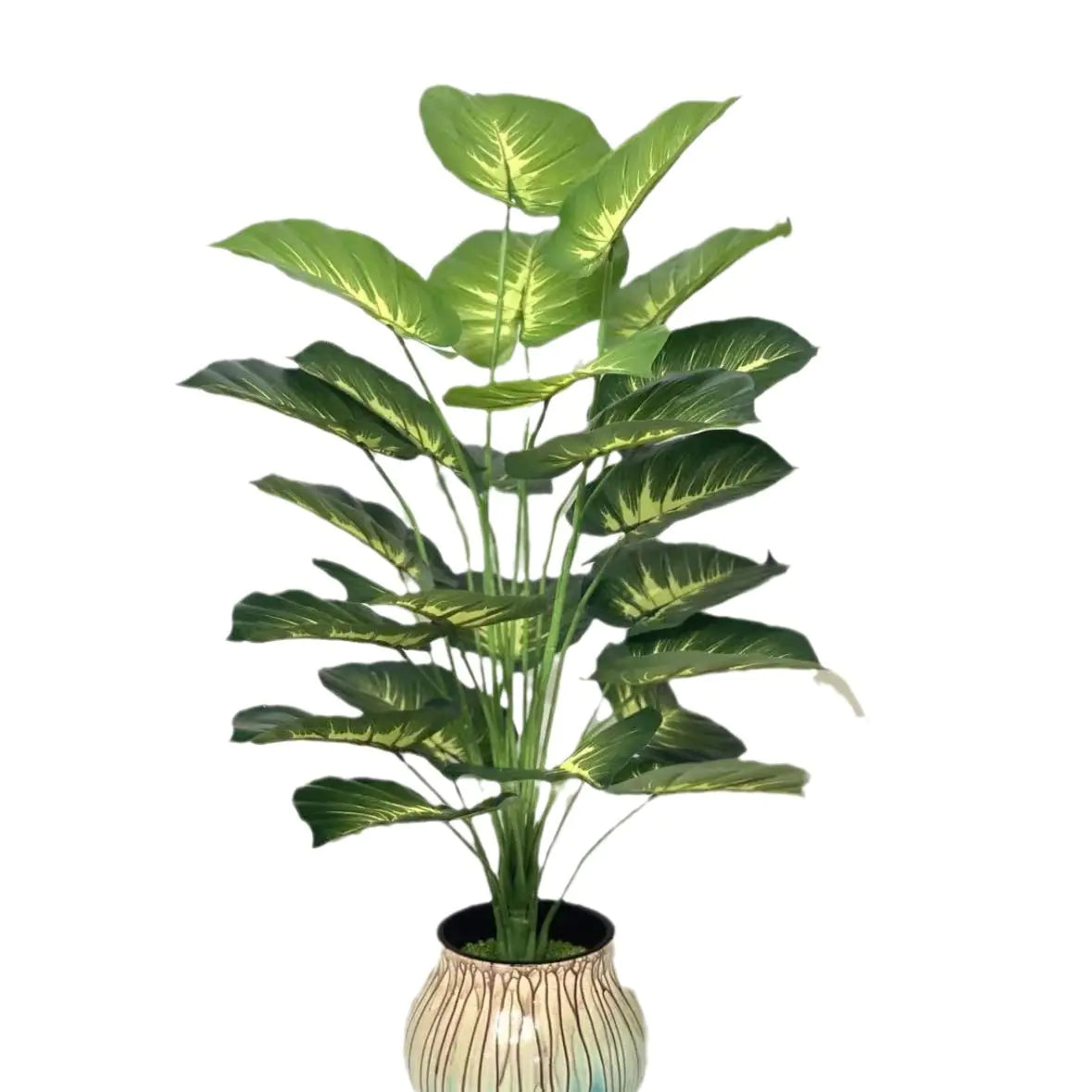 Turtle-Shell Leaf Faux Plant